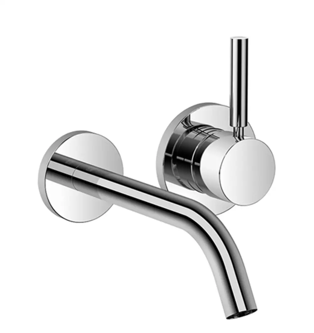 Dornbracht-META-Waschtisch-Wand-Einhandbatterie-Ausladung 190mm-chrom gebürstet, 36860660-93 Galeriebild 1